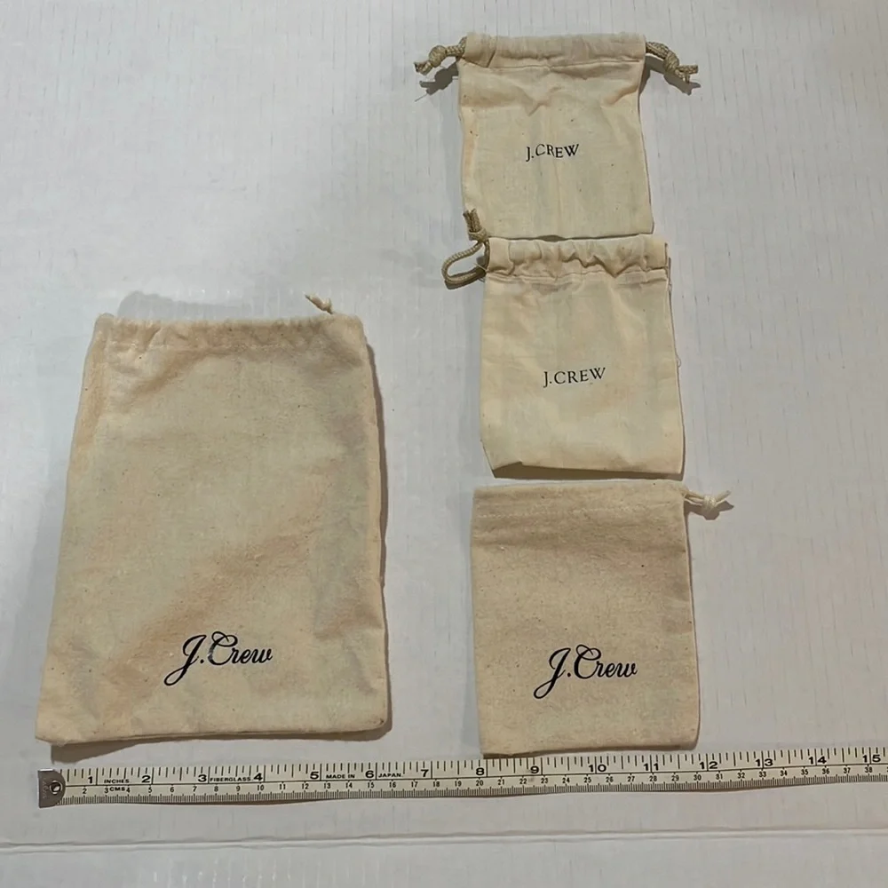 7 J Crew jewelry/accessory bags